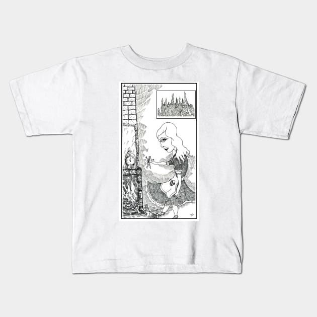 Through the Looking Glass 1 Kids T-Shirt by grantwilson